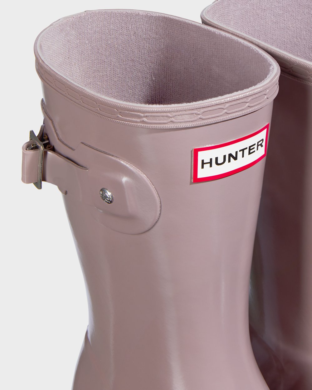 Galochas Curtas Hunter Feminina Roxo - Original Tour Foldable Gloss - 76SNFCHDX